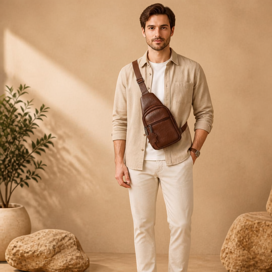 Men´s leather Crossbody Ba